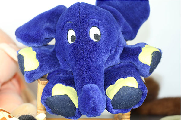 blauer Elefant
